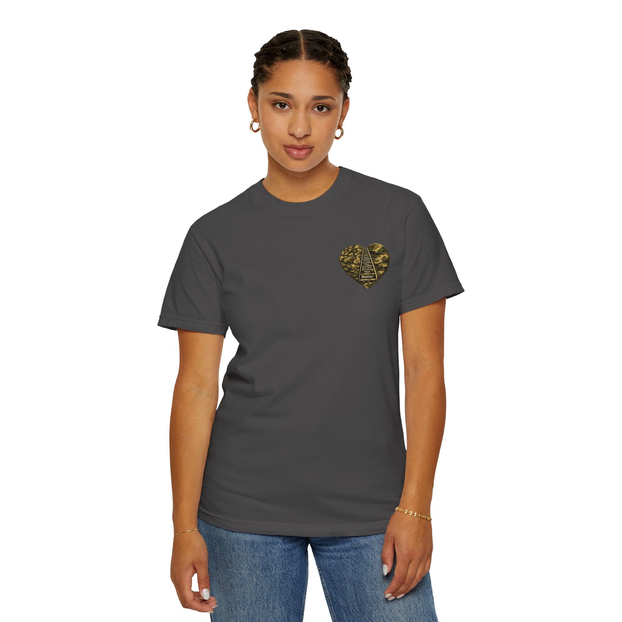 My One Step Forward Women's Veteran T-Shirt —  "Pressure Makes Warriors"