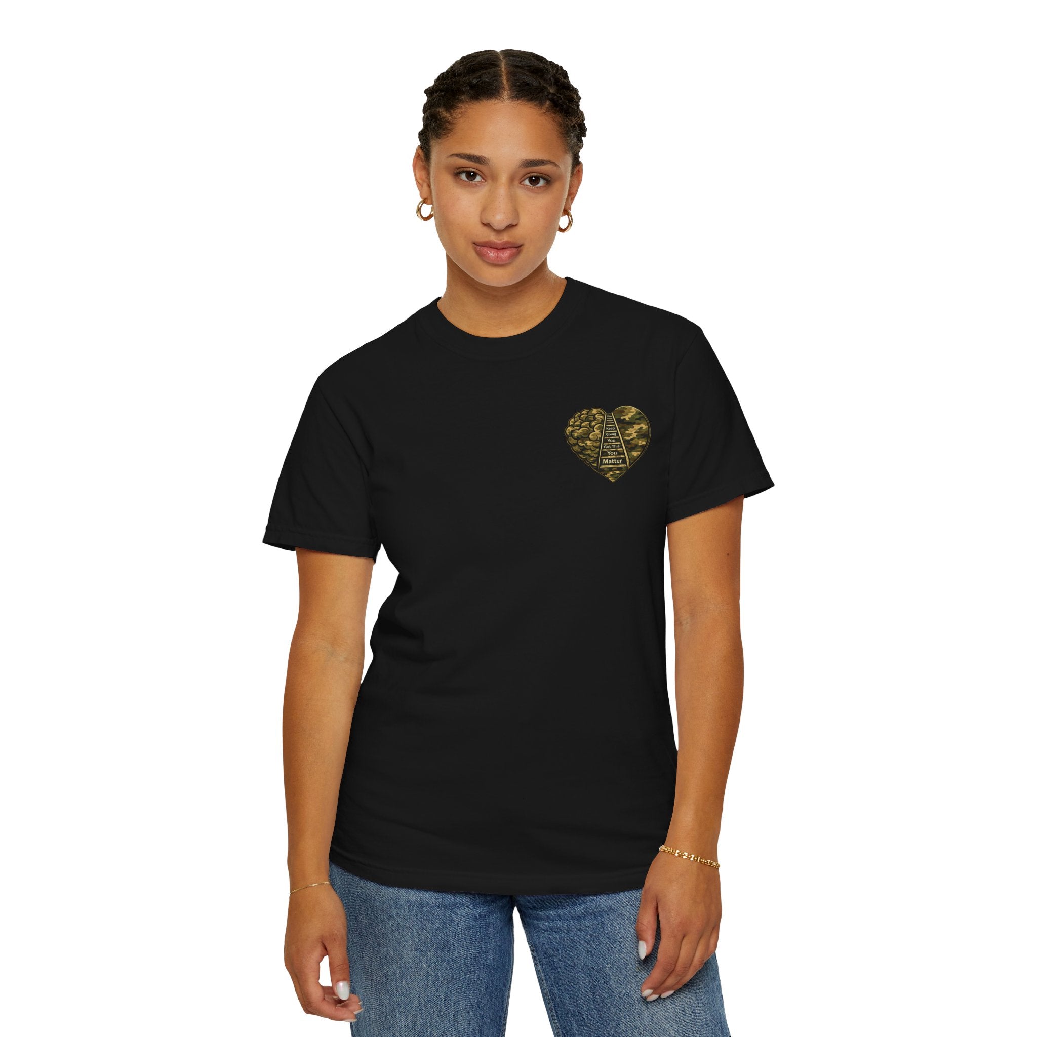 My One Step Forward Women's Veteran T-Shirt —  "Pressure Makes Warriors"