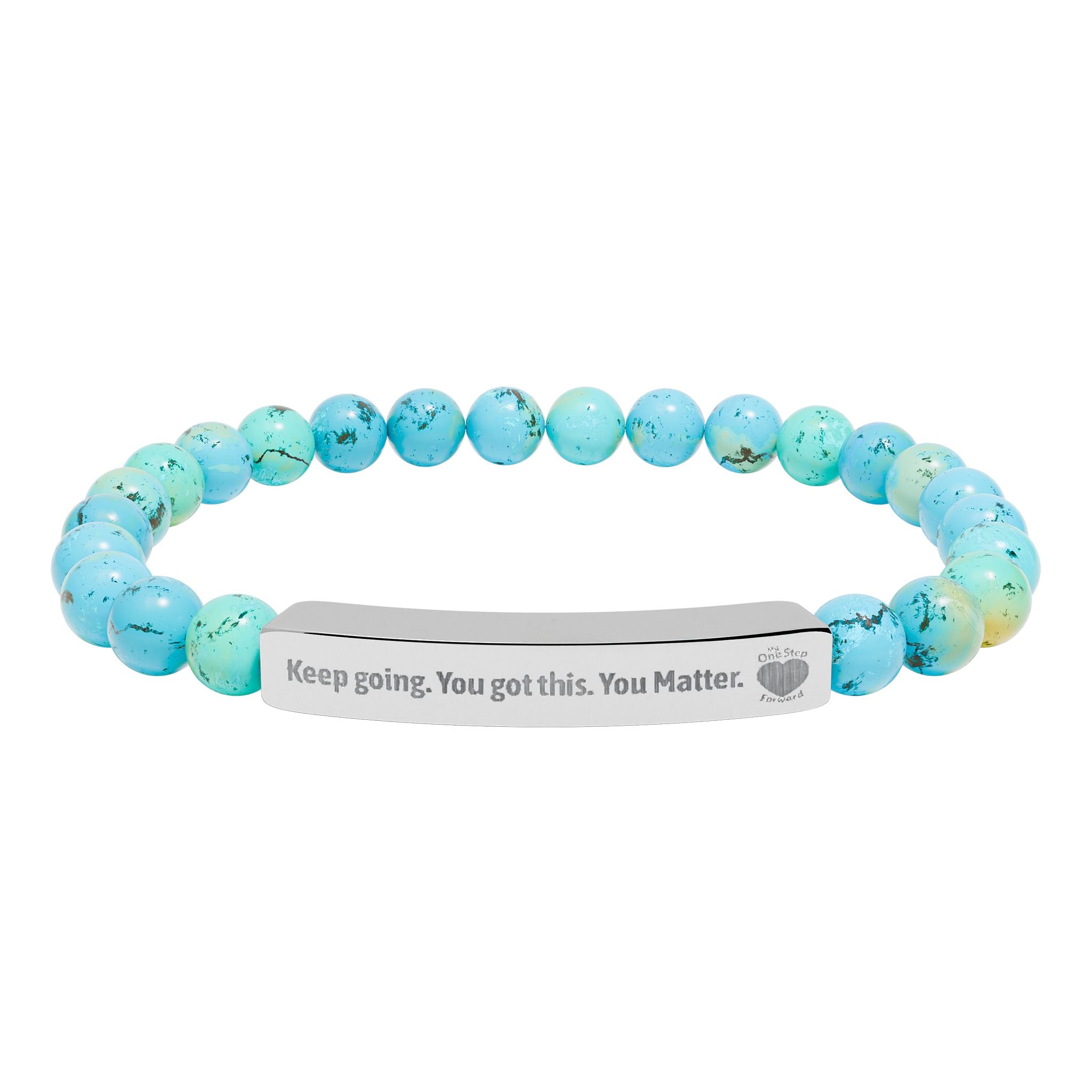 My One Step Forward Bracelet — 'Keep Going, You Got This'