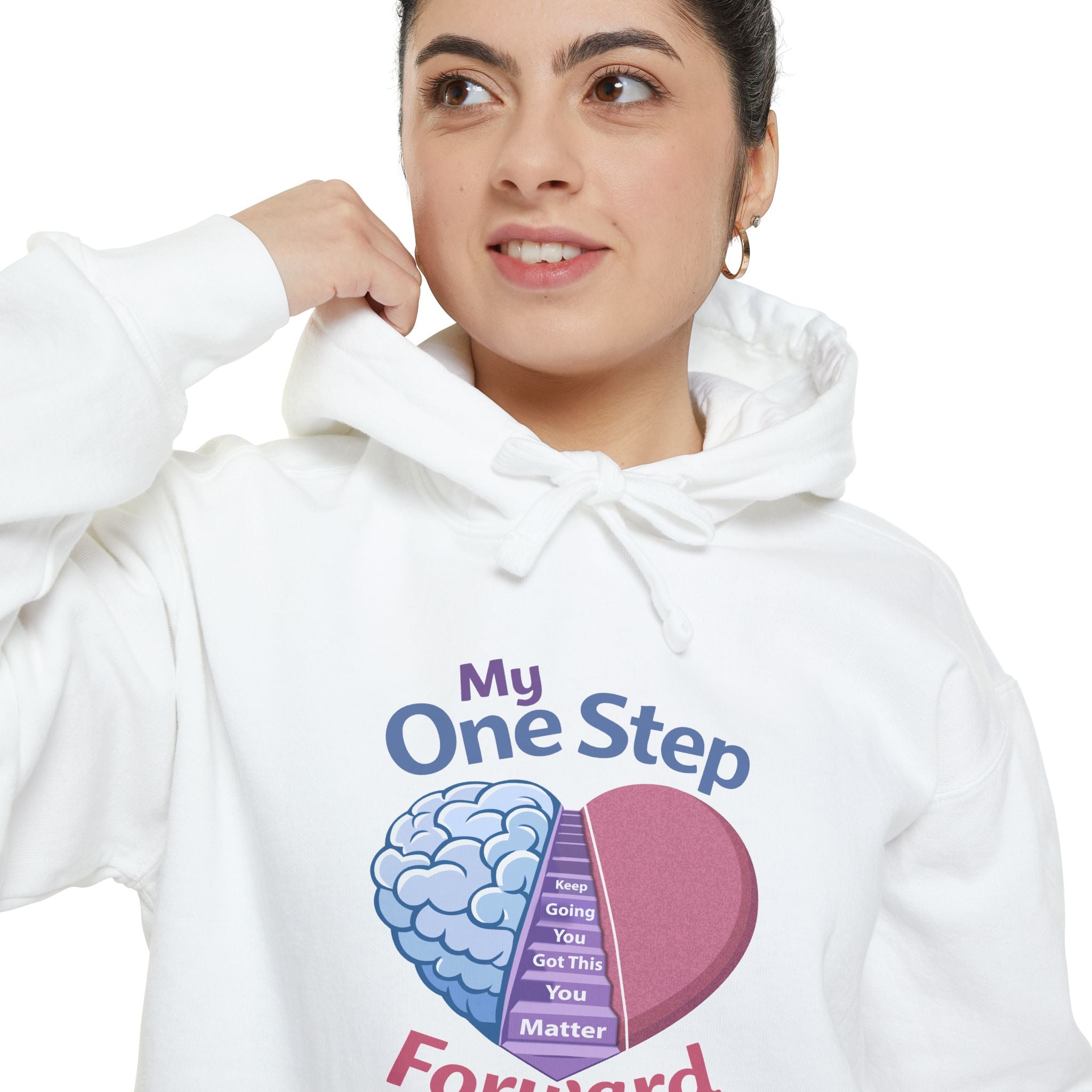 My One Step Forward Men's Hoodie