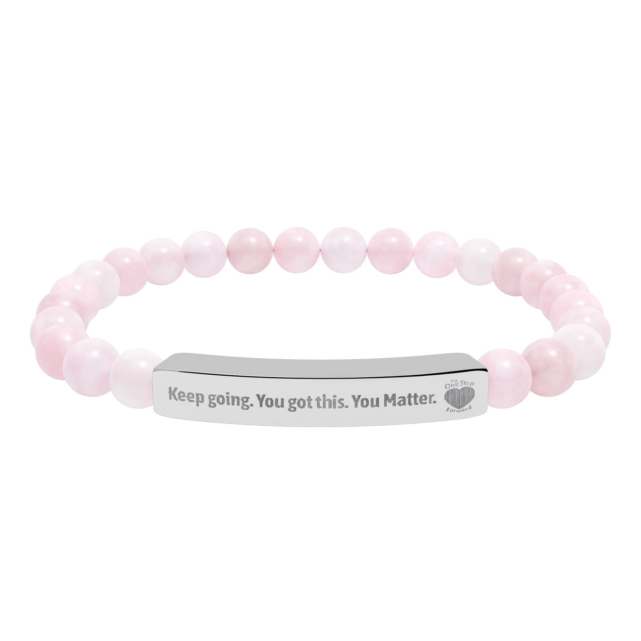 My One Step Forward Bracelet — 'Keep Going, You Got This'