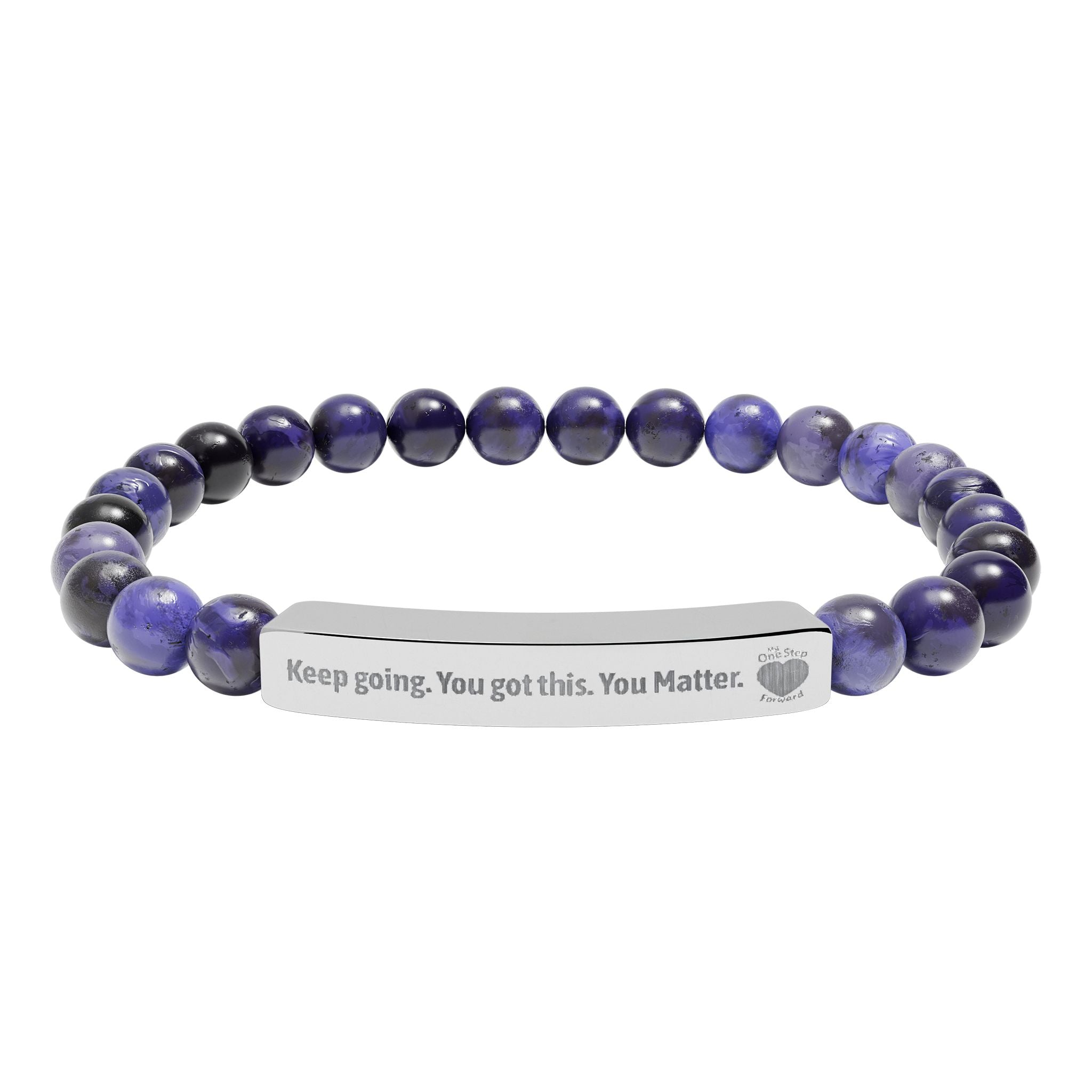My One Step Forward Bracelet — 'Keep Going, You Got This'