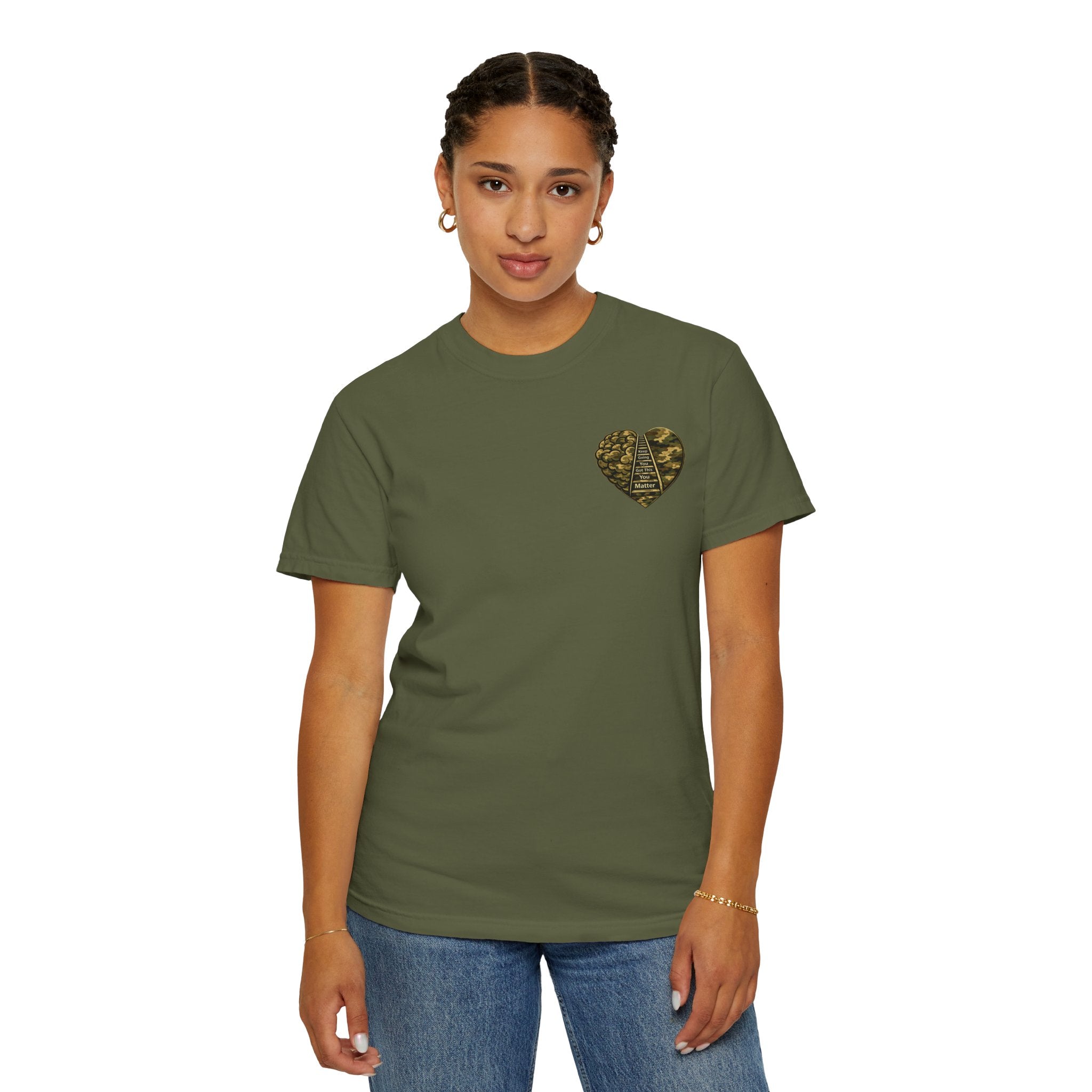 My One Step Forward Women's Veteran T-Shirt —  "Pressure Makes Warriors"
