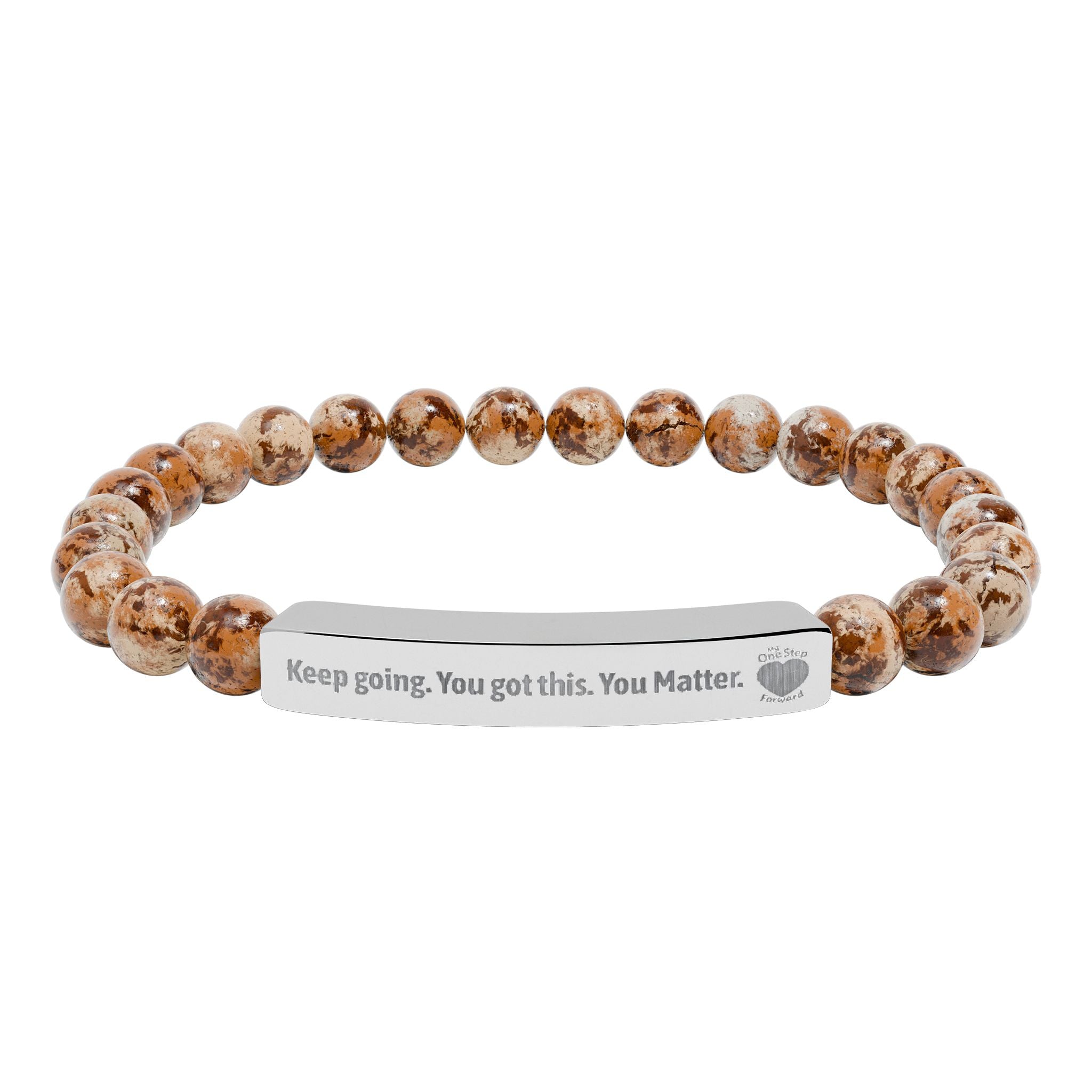 My One Step Forward Bracelet — 'Keep Going, You Got This'