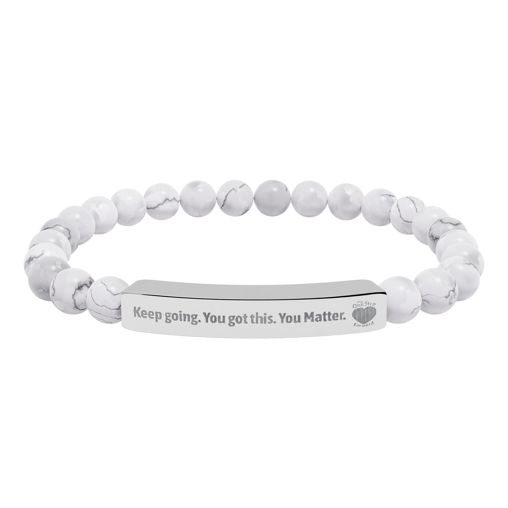 My One Step Forward Bracelet — 'Keep Going, You Got This'