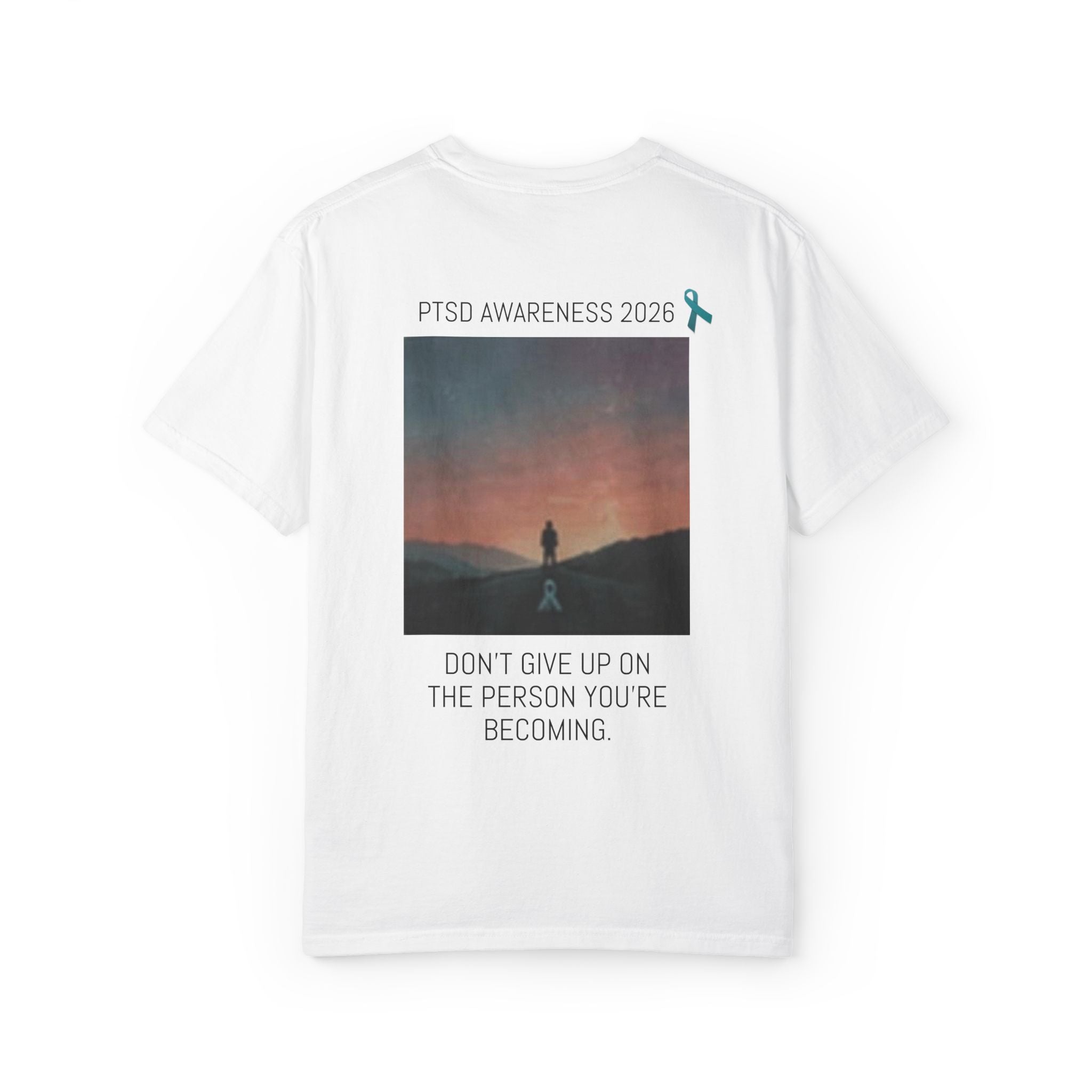 PTSD Awareness T-Shirt — "Future You Is Worth Fighting For" Mental Health Support Tee