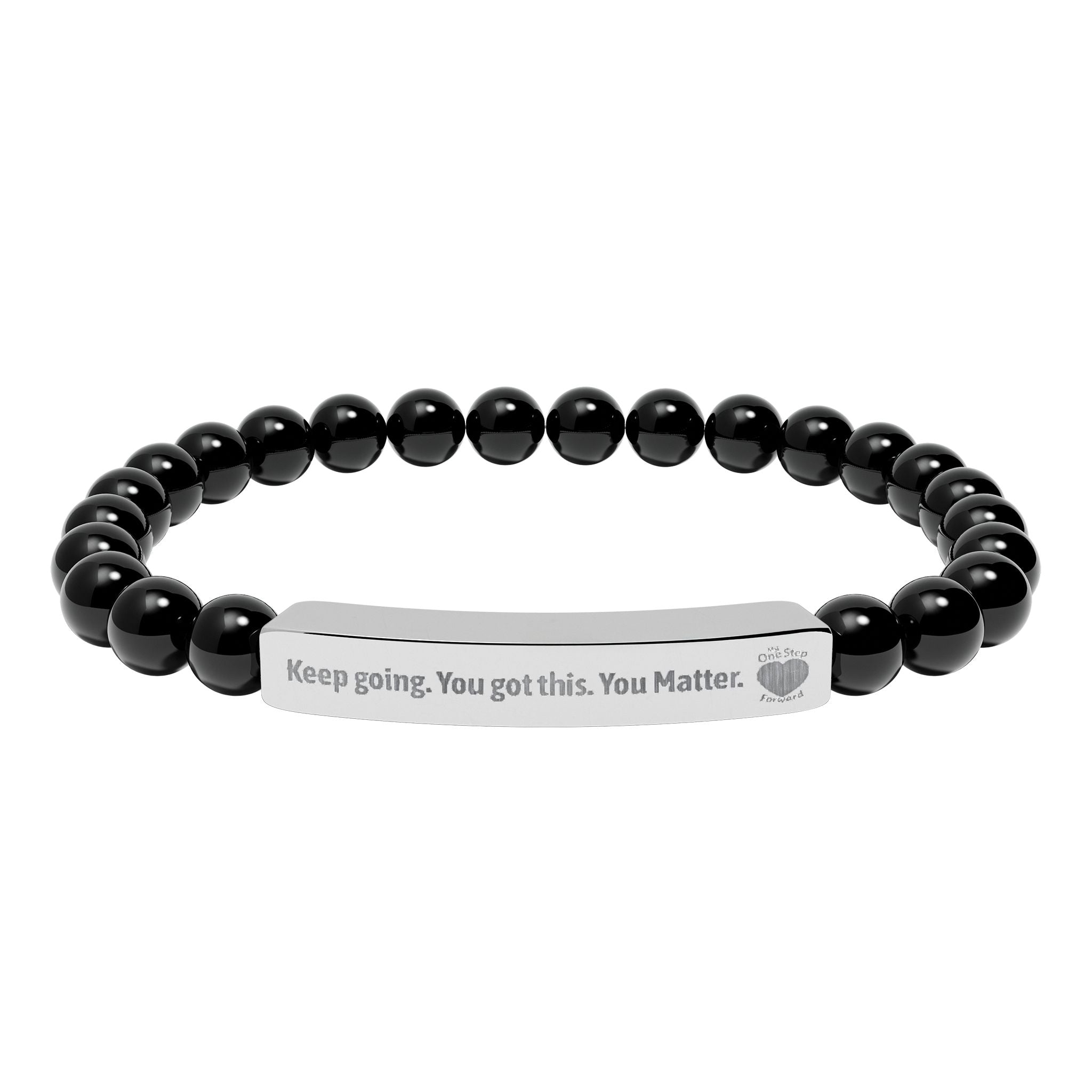 My One Step Forward Bracelet — 'Keep Going, You Got This'