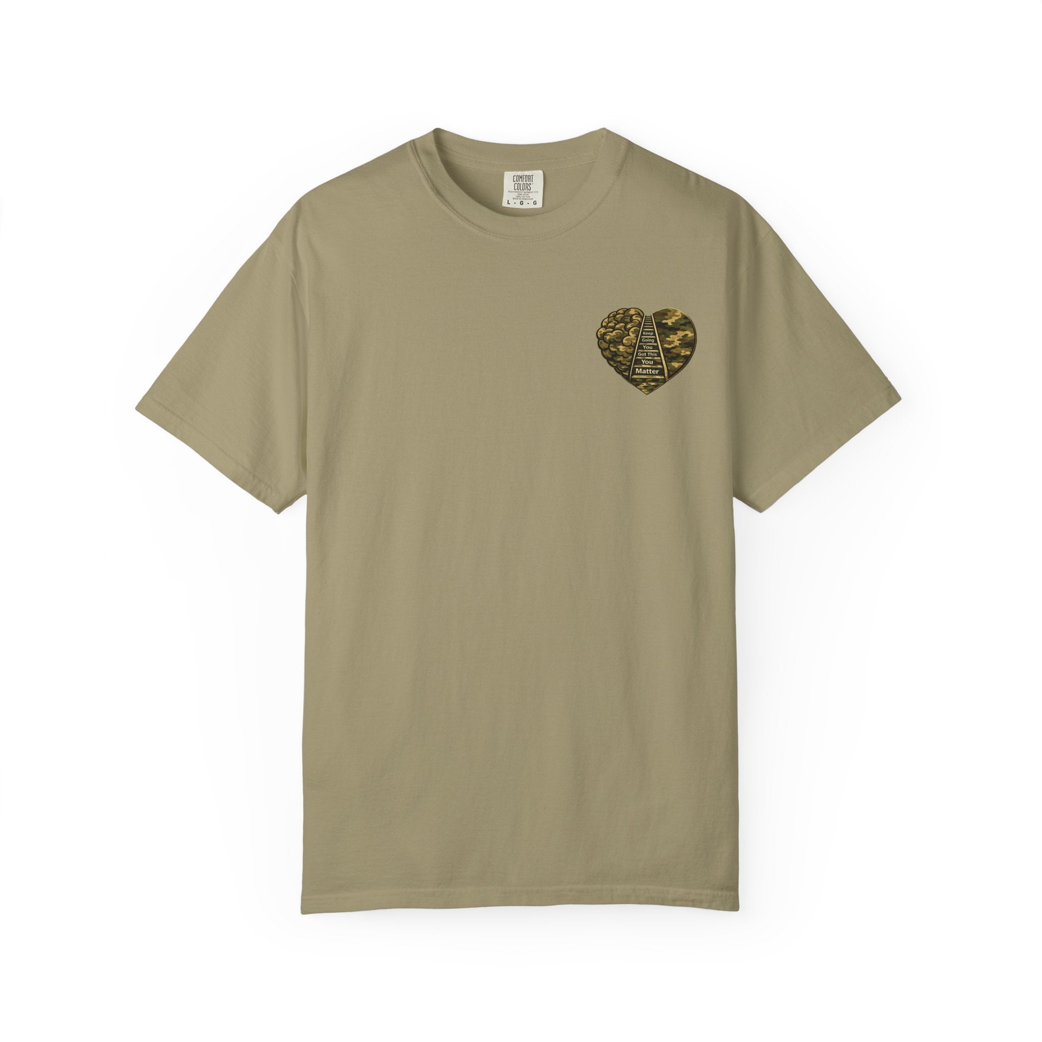 My One Step Forward Men's Veteran T-Shirt - "Pressure Makes Warriors"